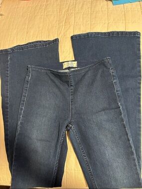 We The Free Dark Blue Flare Jeans